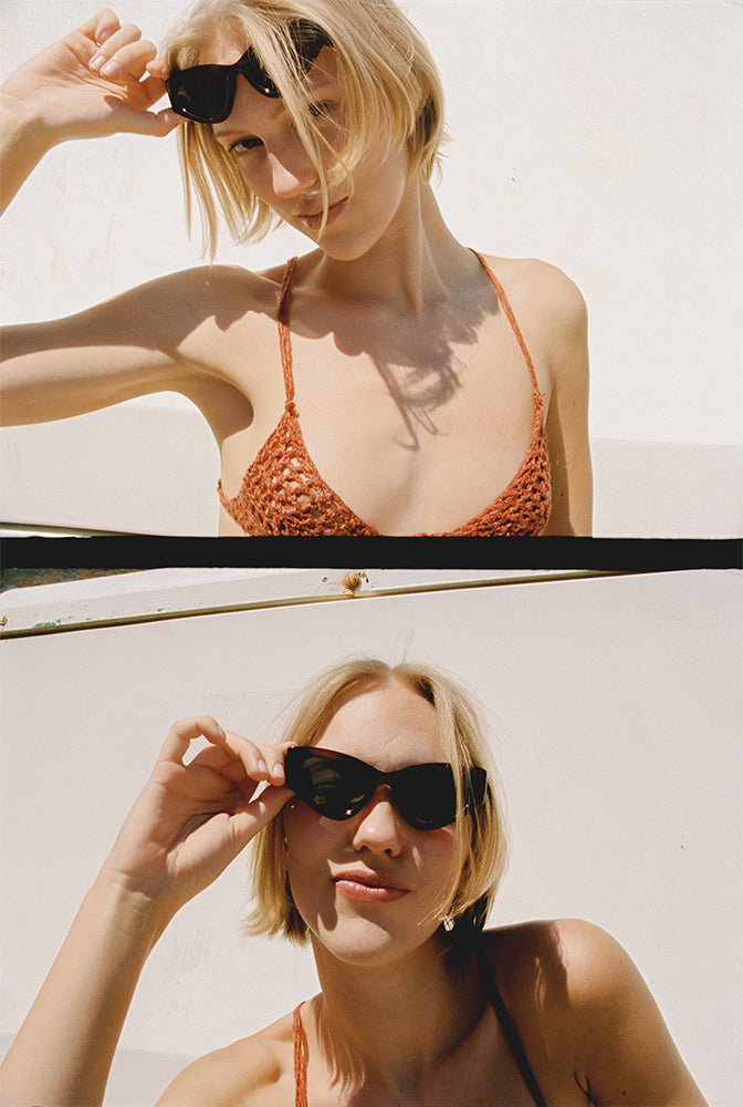 SHAPES TRANSPARENT BORDEAUX