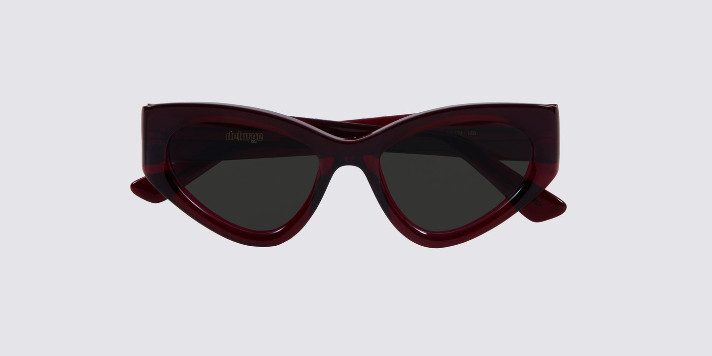 SHAPES TRANSPARENT BORDEAUX