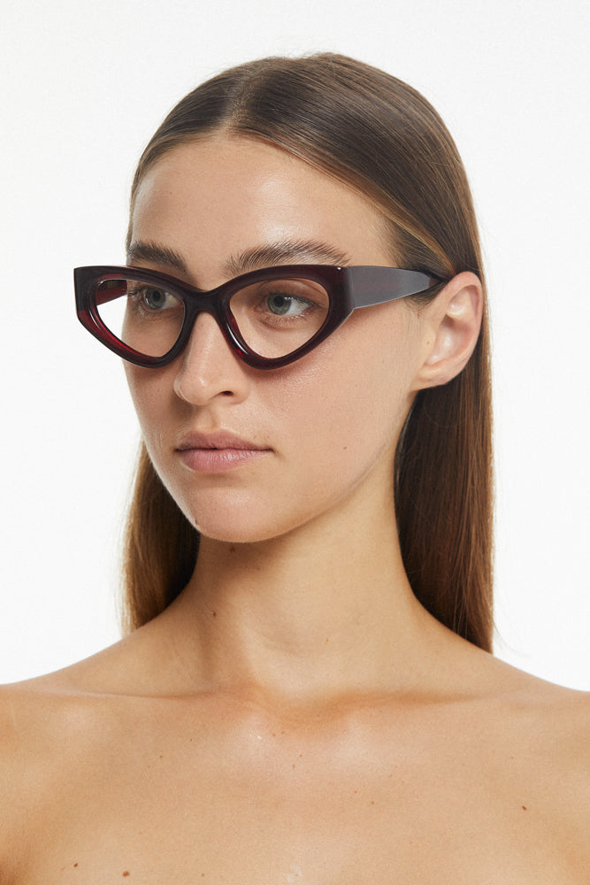 Delarge Shapes Transparent Bordeaux