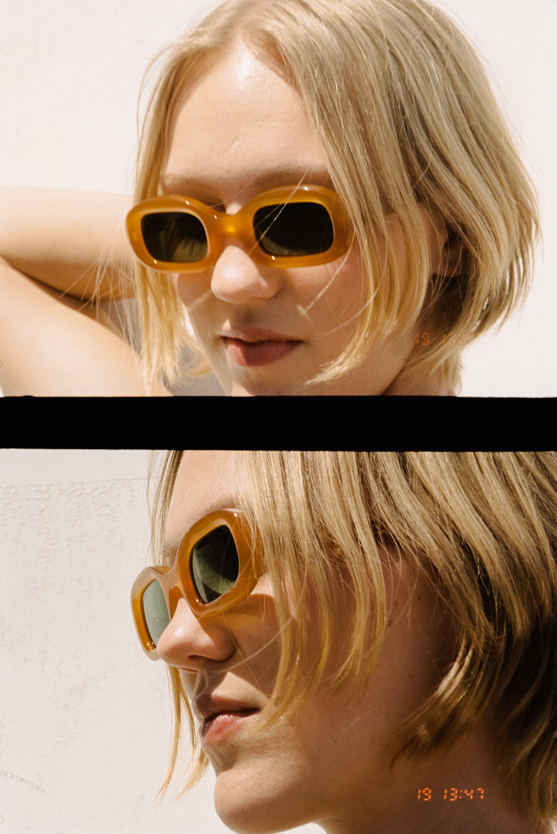 clout goggles acne studios FLOW AMBER – Delarge