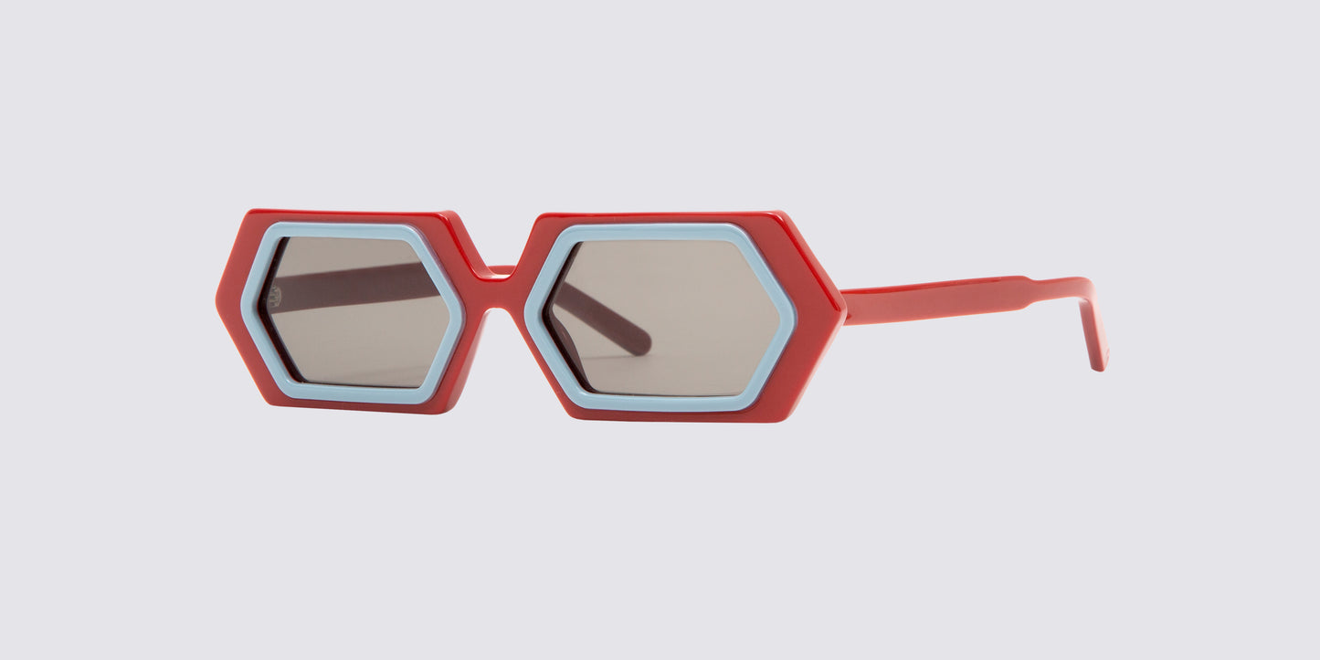 Delarge Sunglasses Dexagon Red