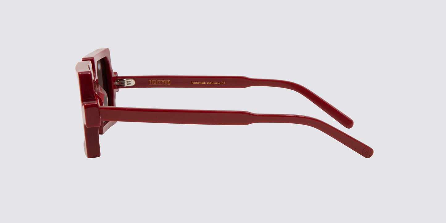 Delarge Sunglasses Misquare Red
