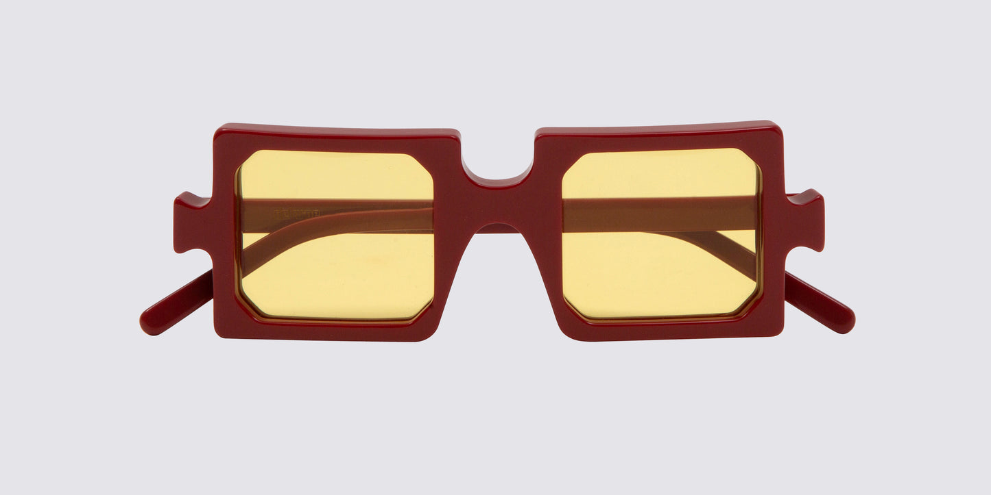 Delarge Sunglasses Misquare Red