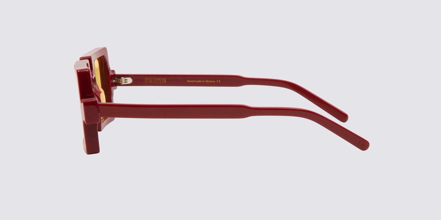 Delarge Sunglasses Misquare Red