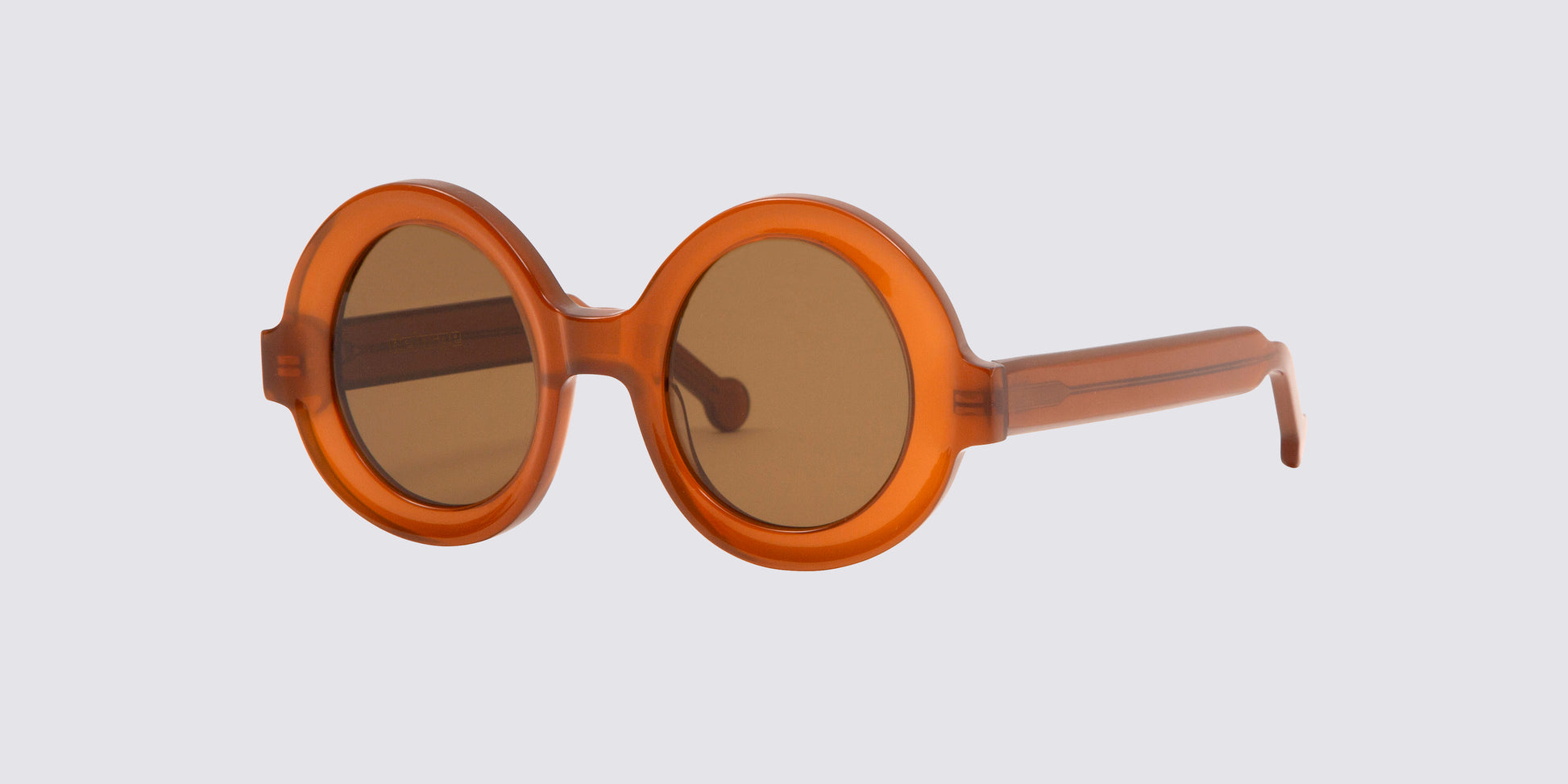 Delarge Sunglasses Unoval Brown