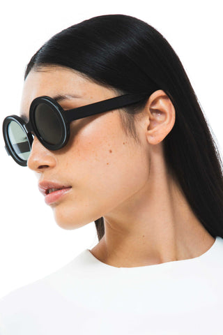 Delarge Sunglasses Unoval Black