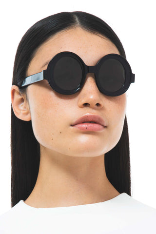 Delarge Sunglasses Unoval Black