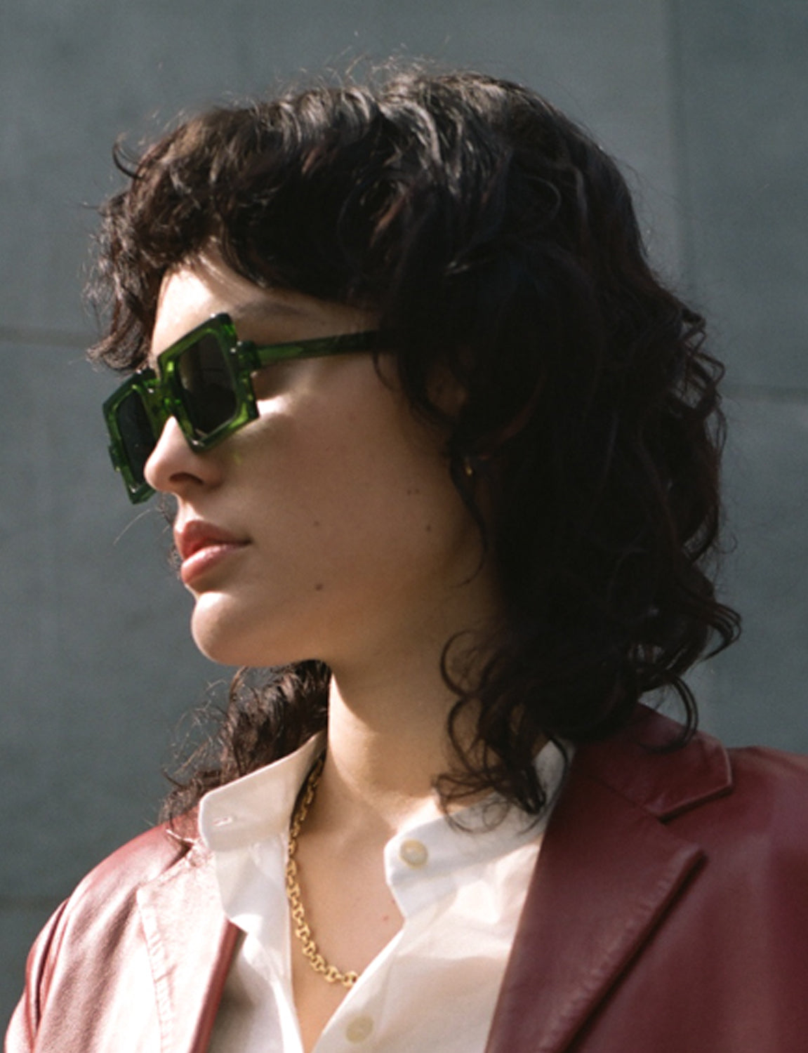 Delarge Sunglasses Misquare Green