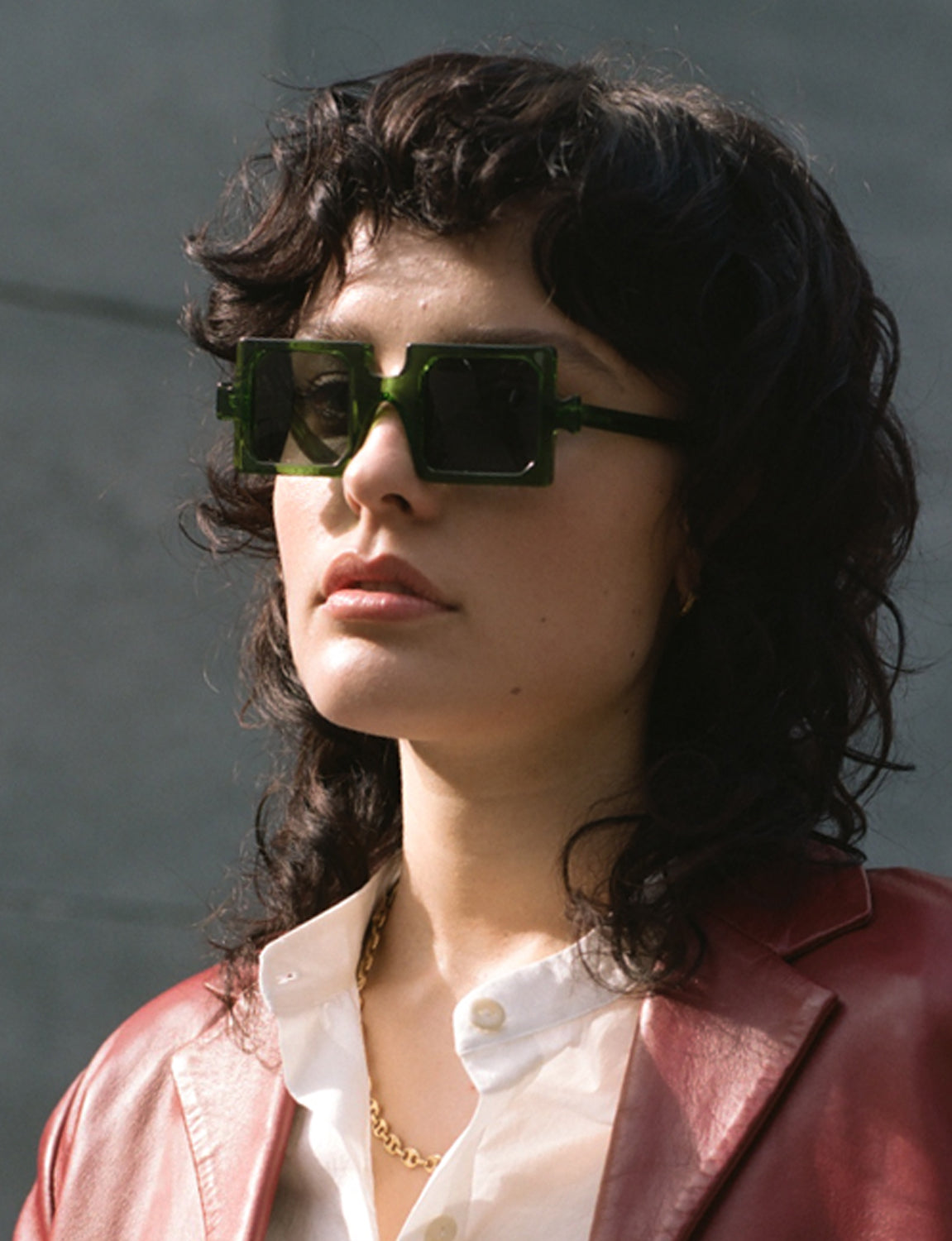 Delarge Sunglasses Misquare Green