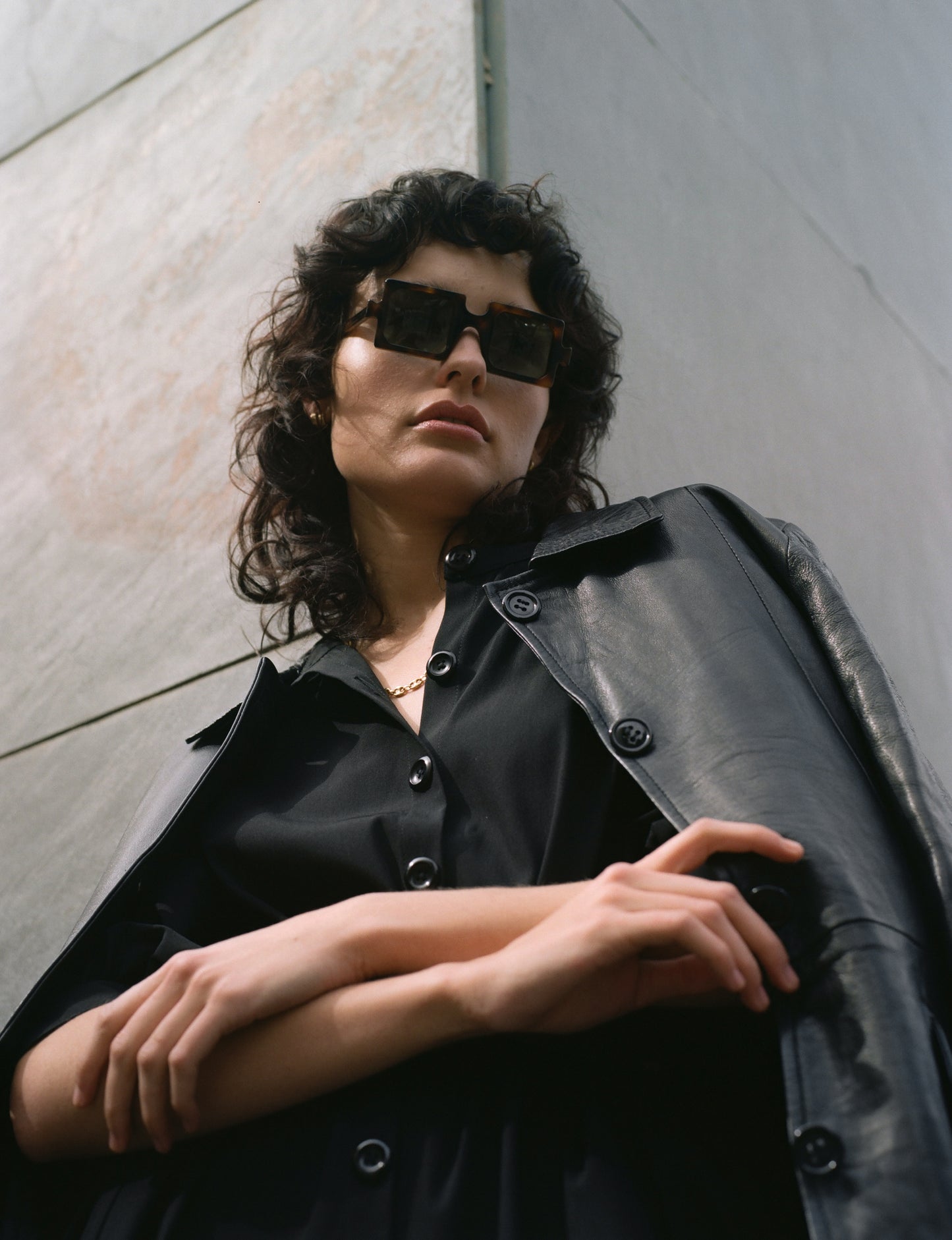 Delarge Sunglasses Misquare Havana