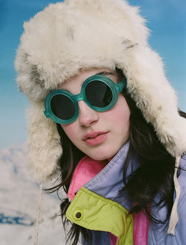 Delarge Sunglasses Unoval Turquoise