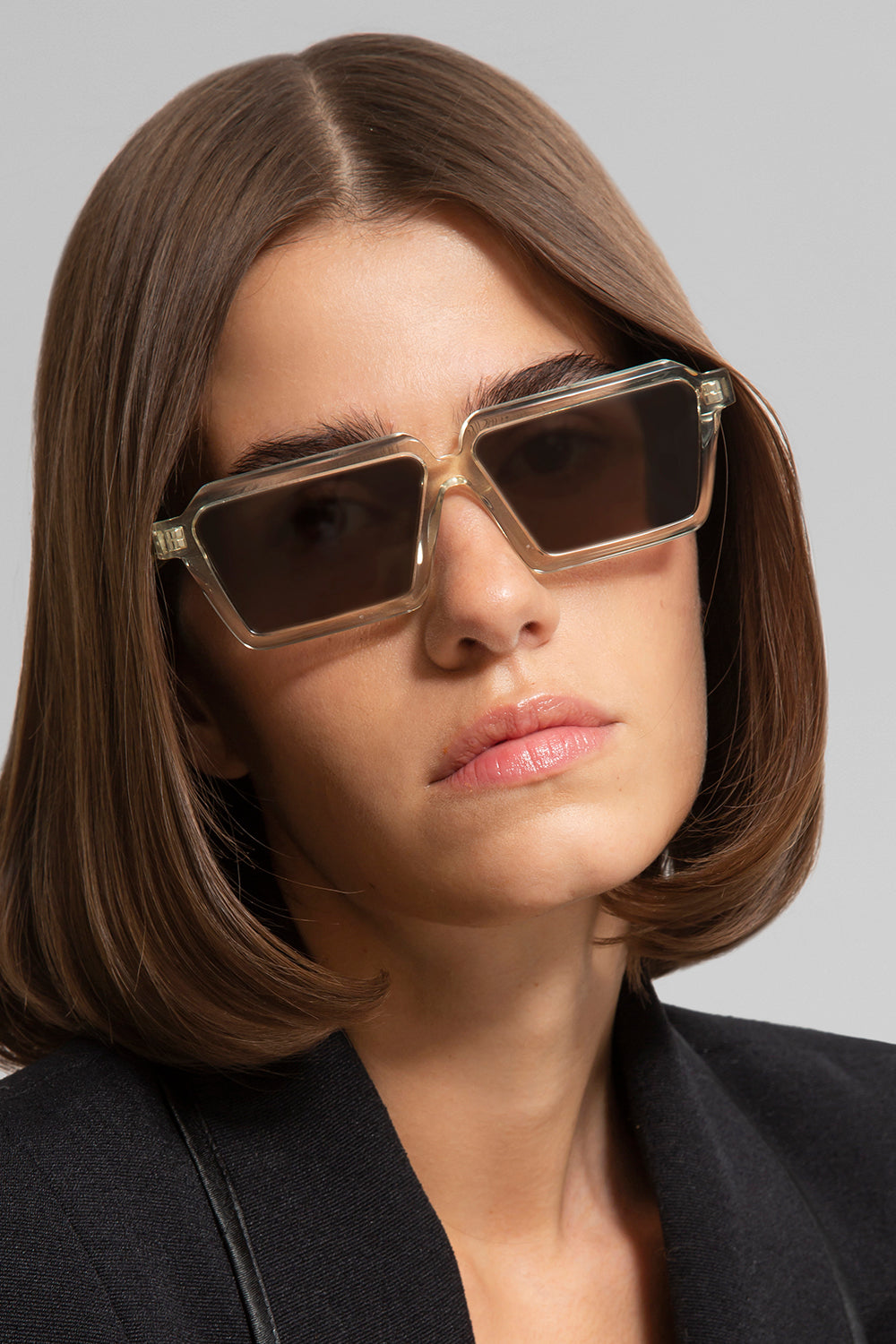 Delarge sunglasses Trapexie Champagne