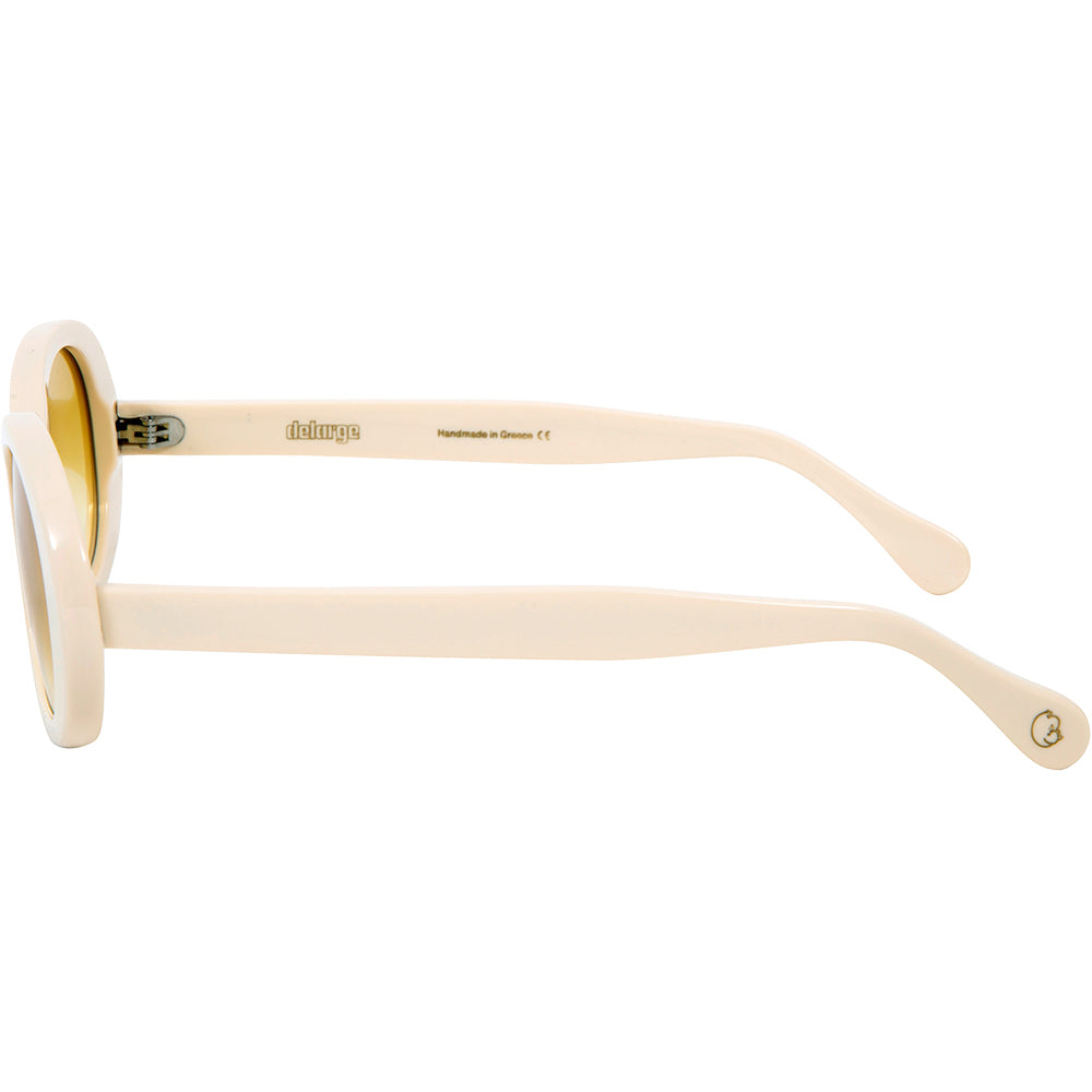 Delarge Sunglasses Zontal - White Yellow