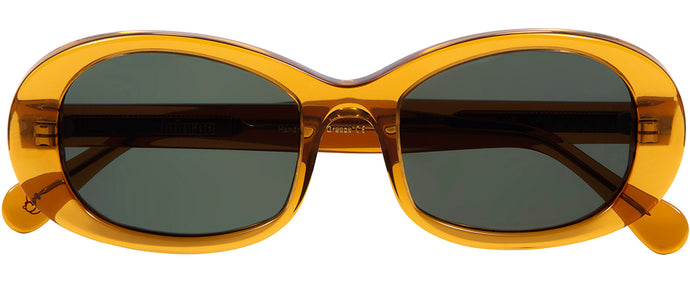 Delarge sunglasses Zontal - Yellow Green