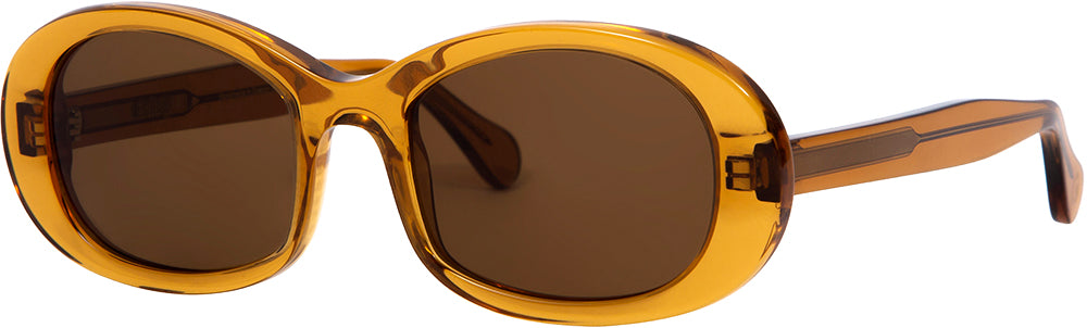 Delarge sunglasses Zontal - Yellow Brown